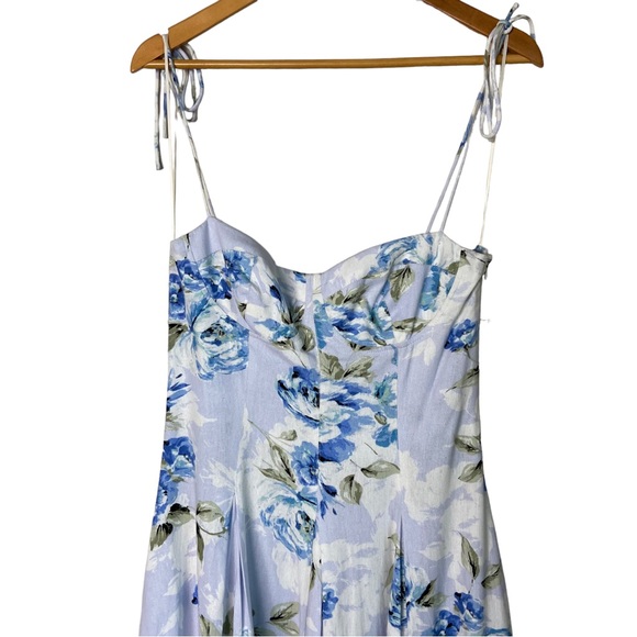 Willow Raissa Fit & Flare Floral Bustier Midi Dress Size Large - Picture 6 of 12